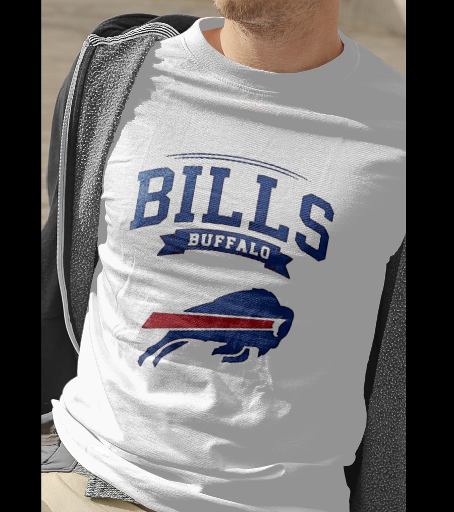 Buffalo Bills Ghostface Running Football T-Shirt