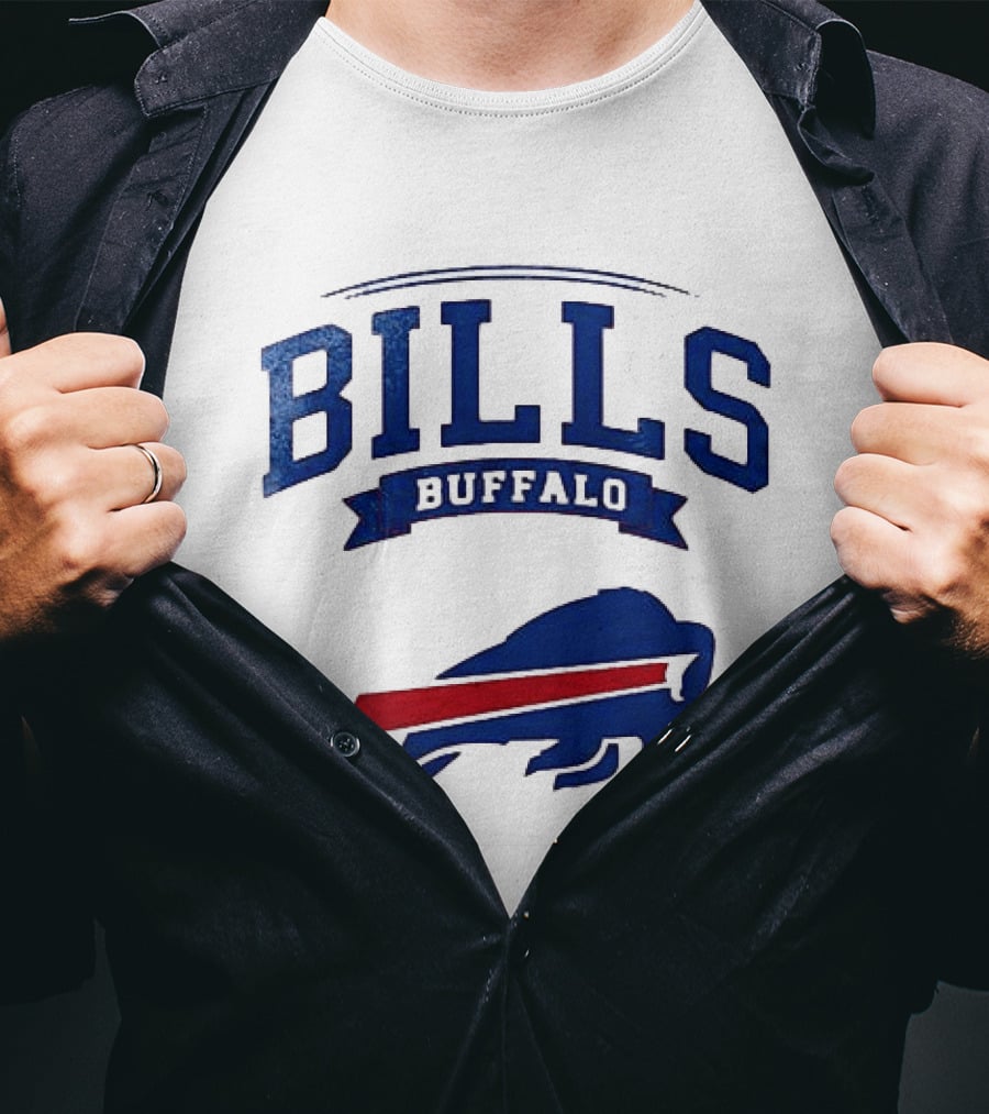 Buffalo Bills Ghostface Running Football T-Shirt