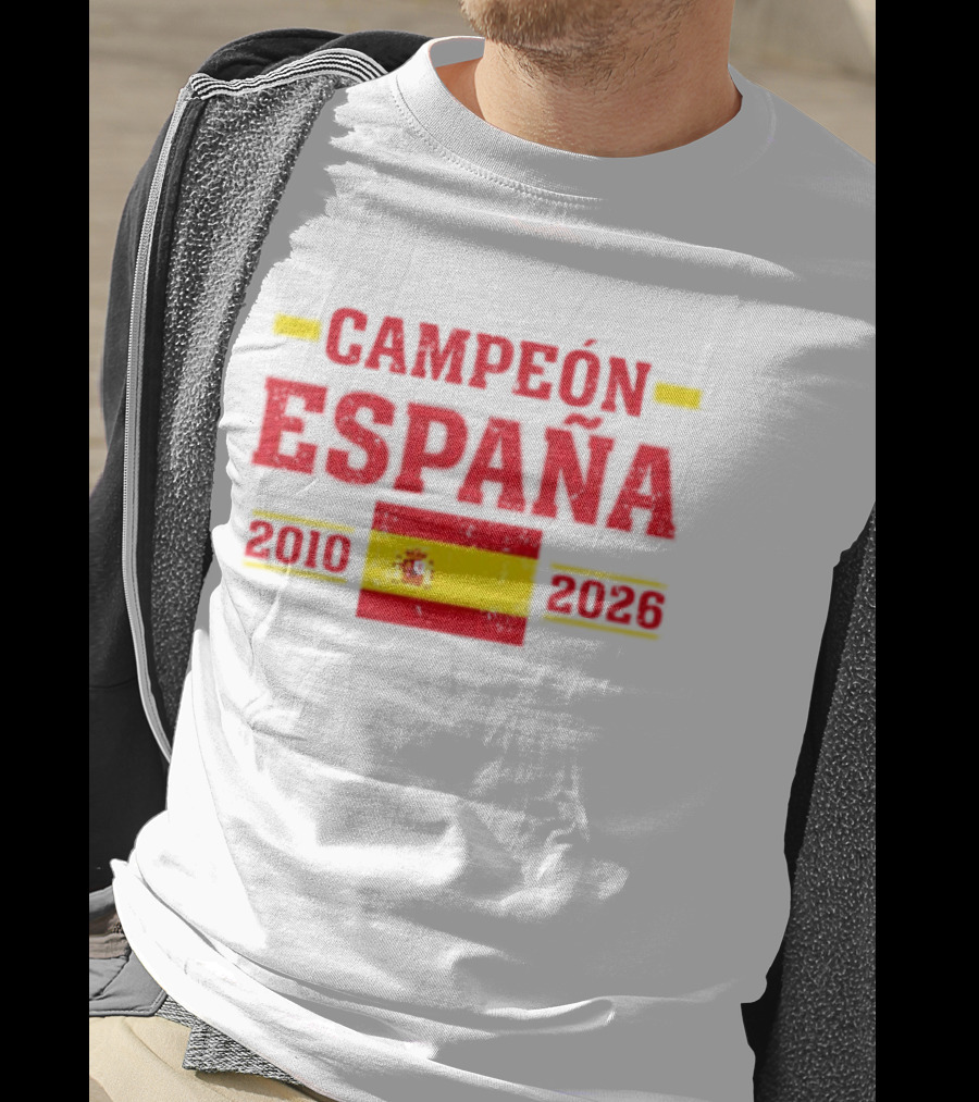 Campeón España 2010 2026 Spanish Flag T-Shirt