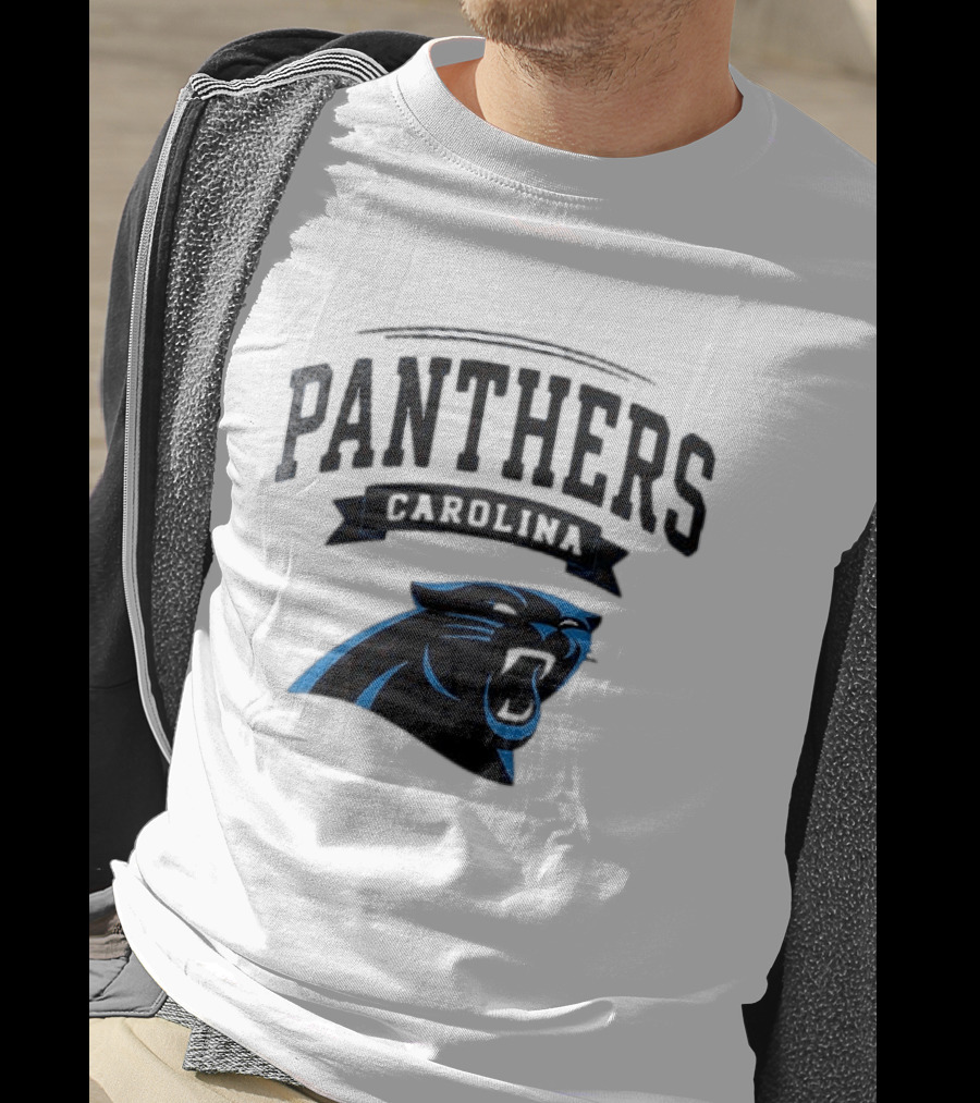 Carolina Panthers Ghostface Crossover Football Collaboration T-Shirt