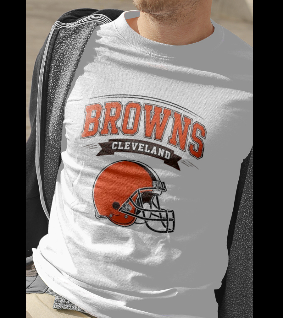 Cleveland Browns Ghostface Running Football Collaboration T-Shirt