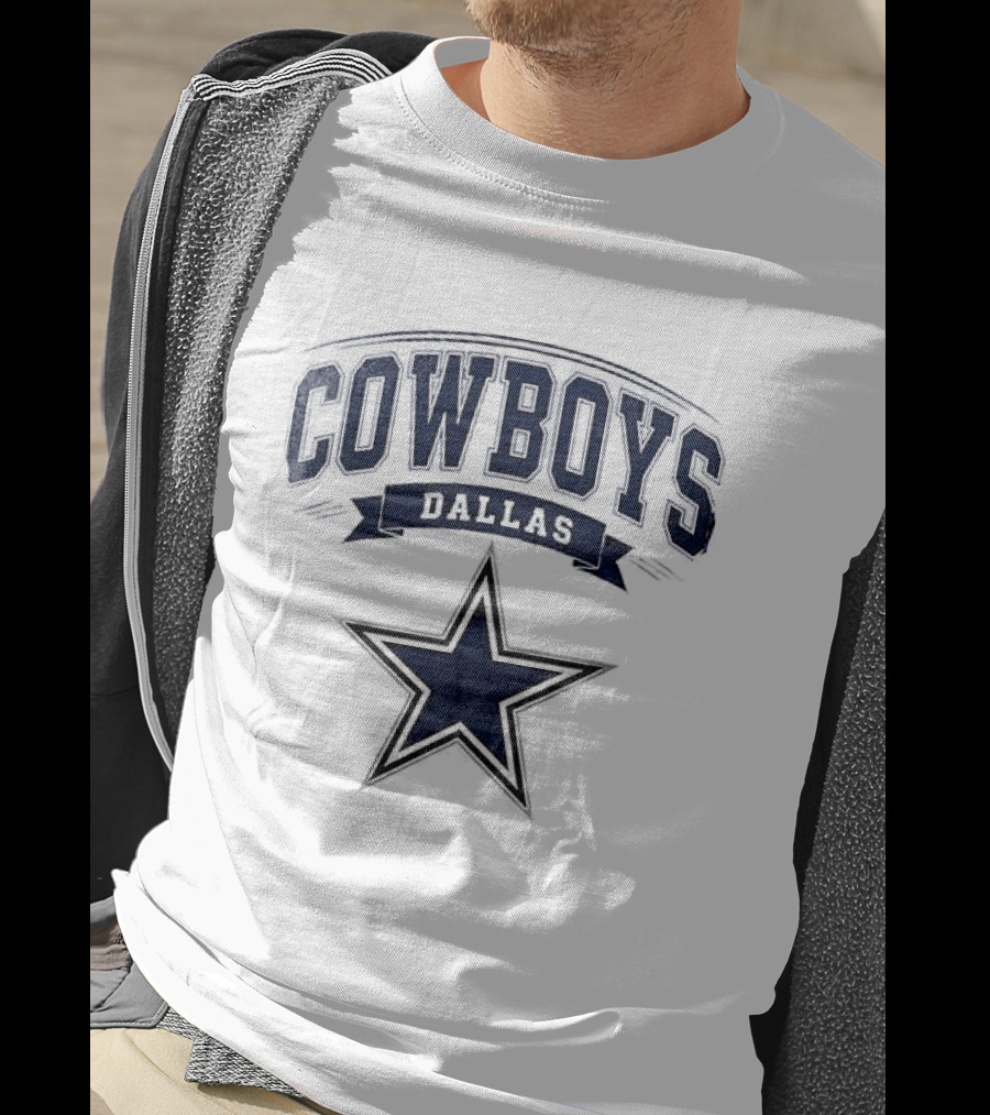 Dallas Cowboys Ghostface Running Football Collaboration Star T-Shirt