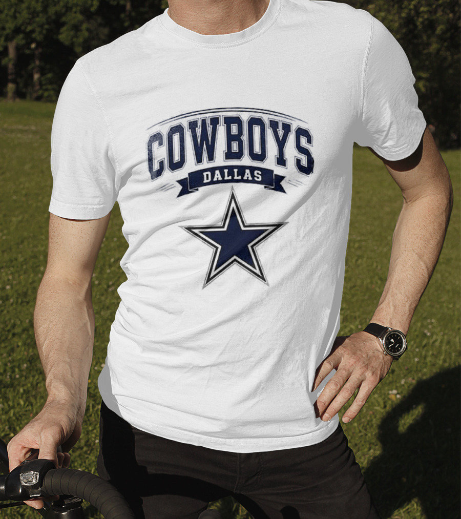 Dallas Cowboys Ghostface Running Football Collaboration Star T-Shirt