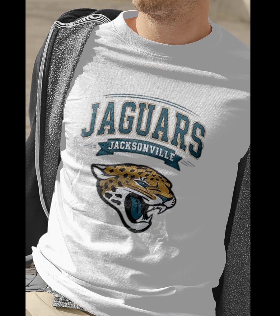 Jacksonville Jaguars Ghostface Running Football Sports Collaboration T-Shirt