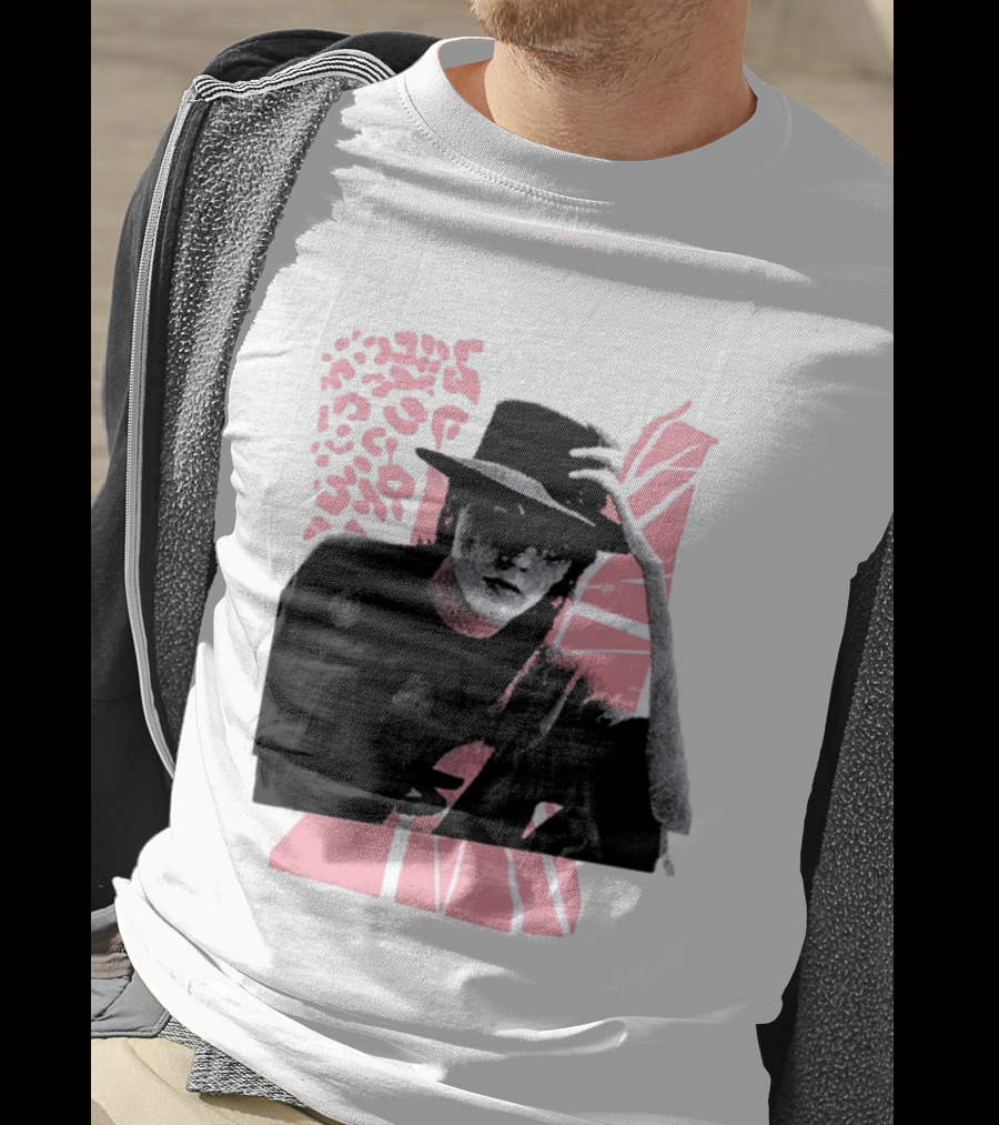 John Taylor Punk Masters Retro Style Hat And Femme Collage T-Shirt
