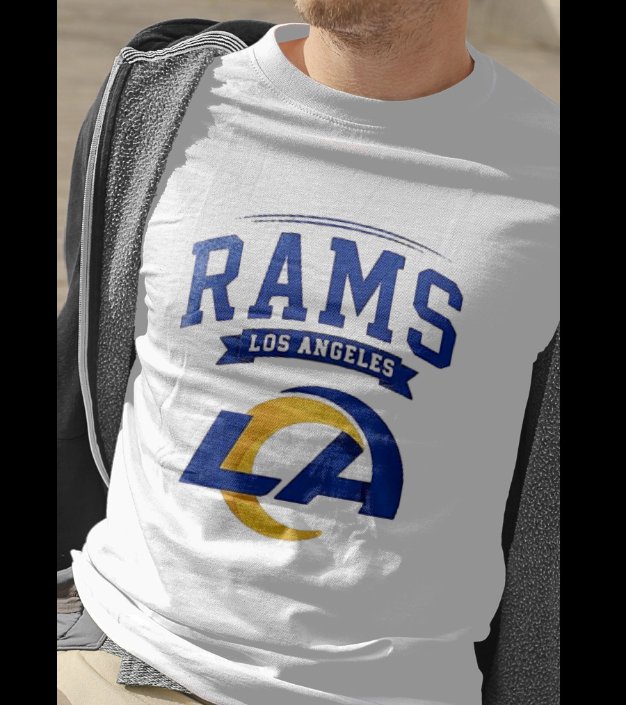 Los Angeles Rams Ghostface Running Football Collaboration T-Shirt