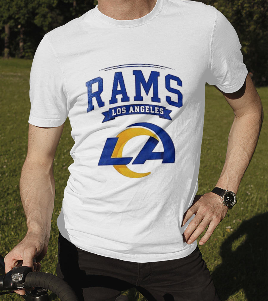 Los Angeles Rams Ghostface Running Football Collaboration T-Shirt