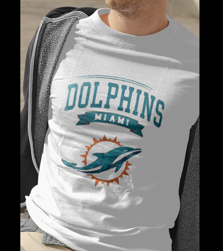 Miami Dolphins Ghostface Running Football Fan T-Shirt
