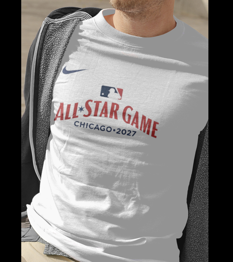 Nike MLB All Star Game 2027 Chicago Baseball Event T-Shirt