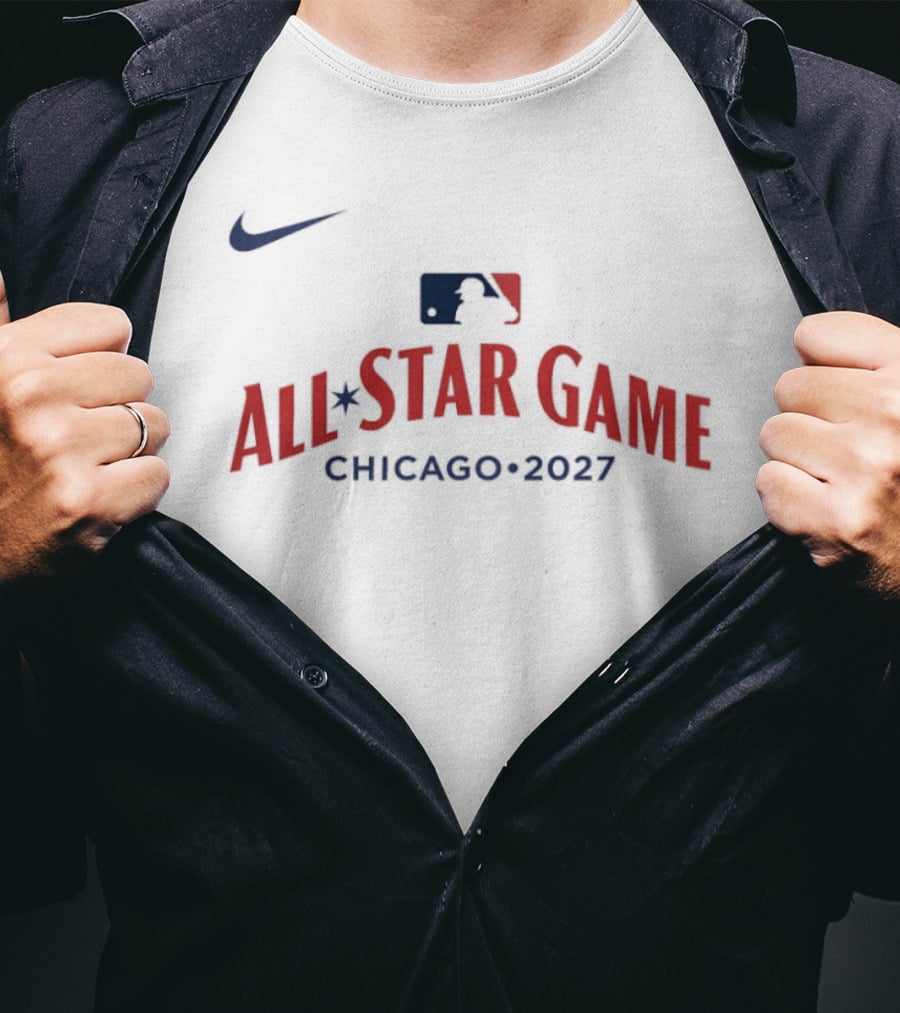 Nike MLB All Star Game 2027 Chicago Baseball Event T-Shirt