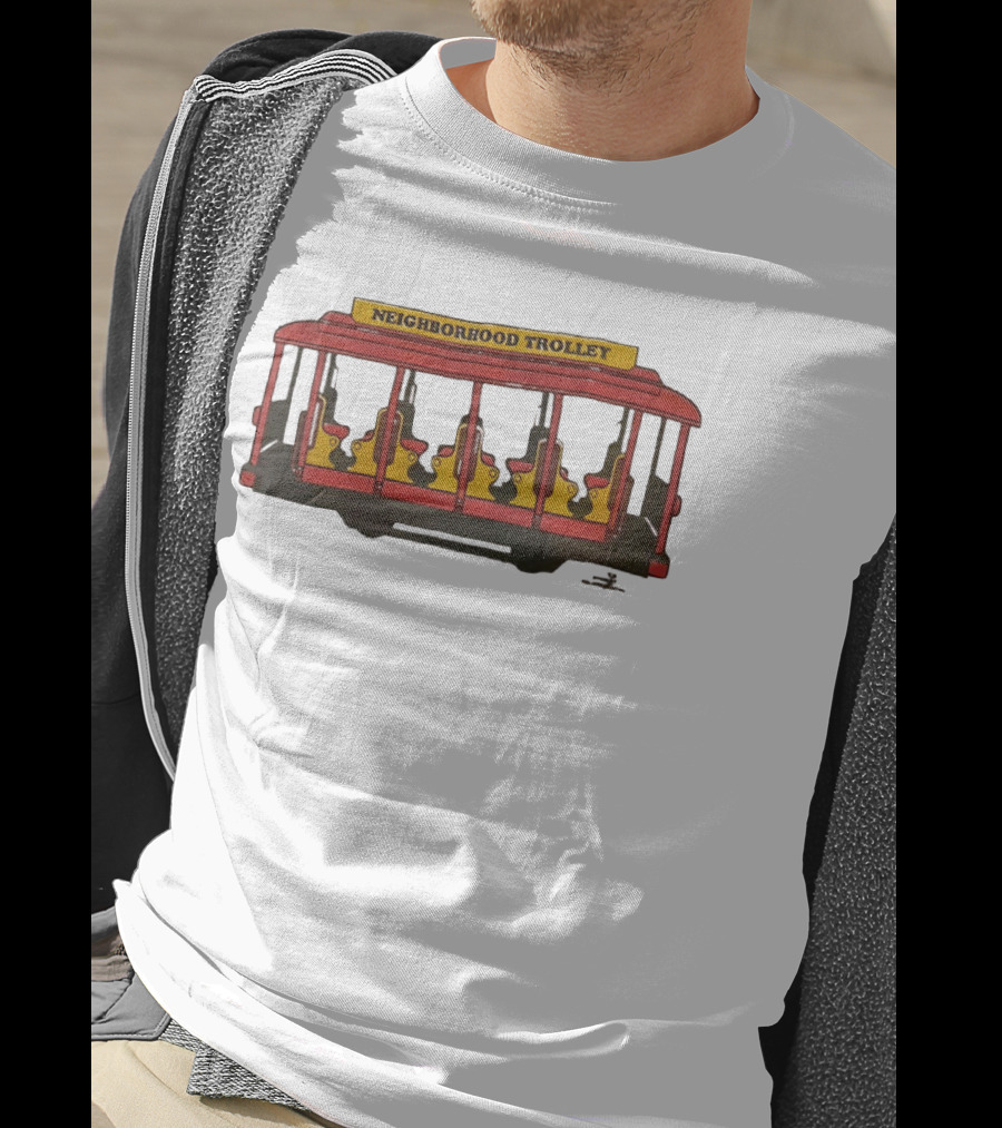 Neighborhood Trolley Mister Rogers' Neighborhood Iconic Red Trolley T-Shirt