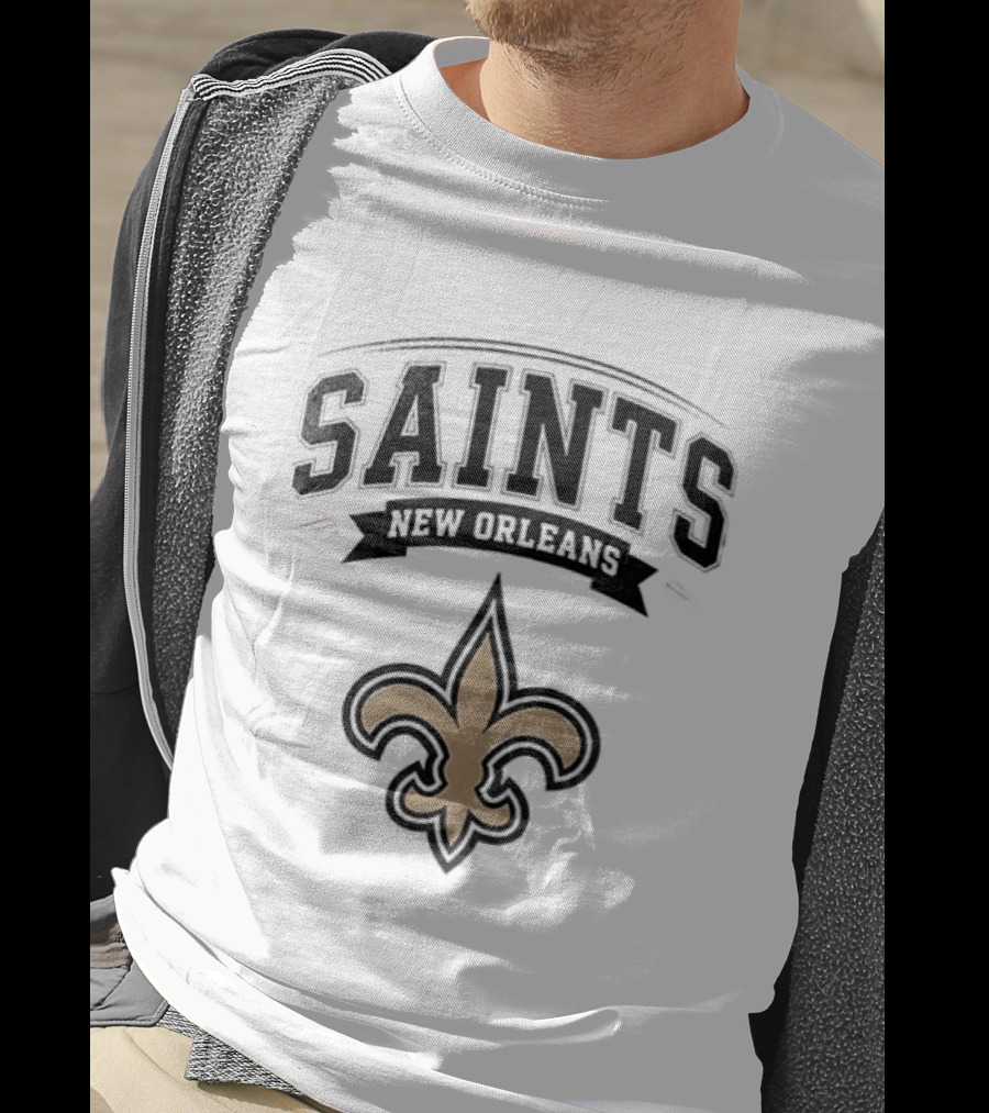 New Orleans Saints Ghostface Running Football Collaboration T-Shirt