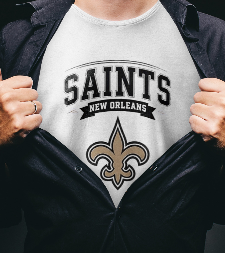 New Orleans Saints Ghostface Running Football Collaboration T-Shirt