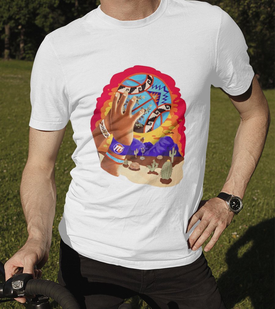 Phoenix Suns Desert Basketball Southwest NBA Cactus Mountain T-Shirt