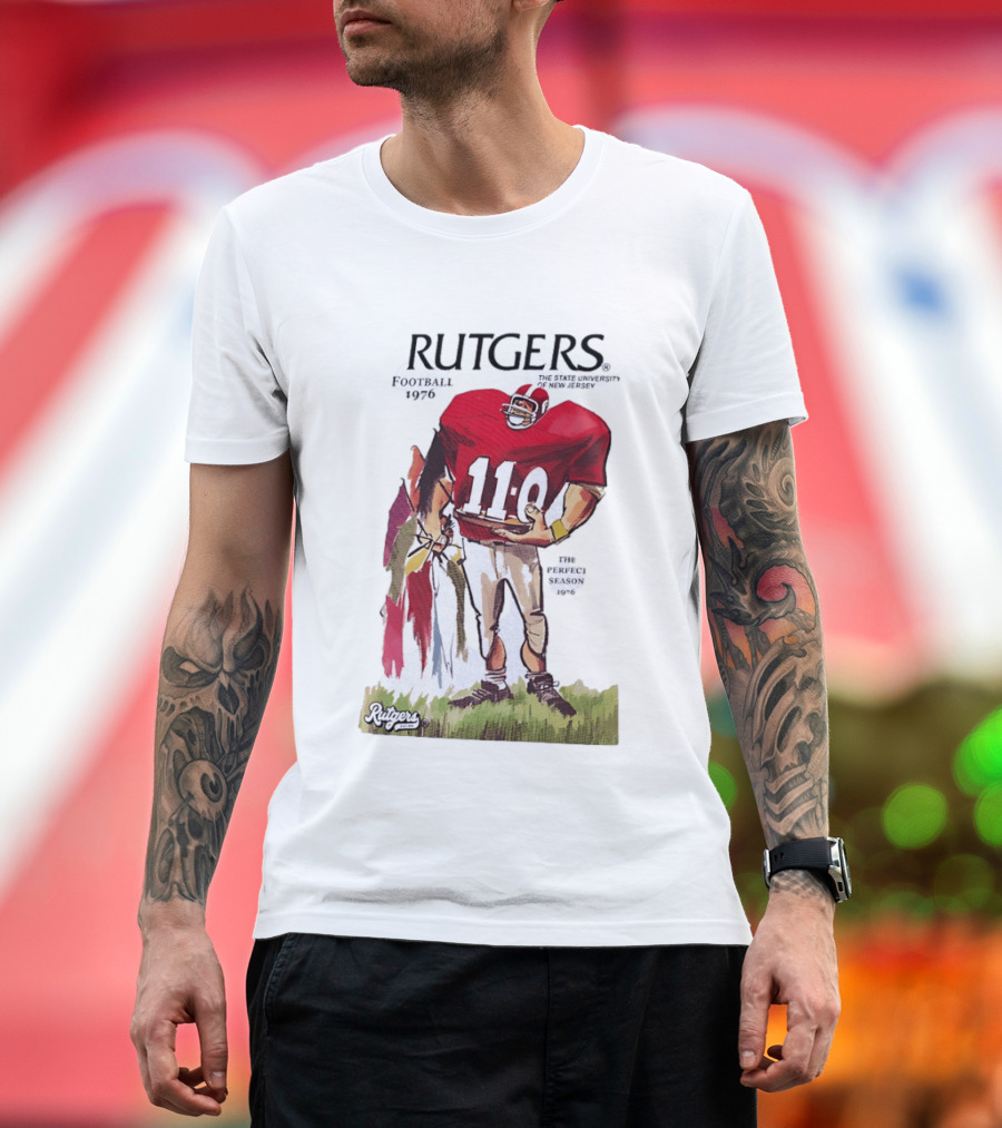 Rutgers Football 1976 The State University Of New Jersey Perfect Season 11 0 T-Shirt