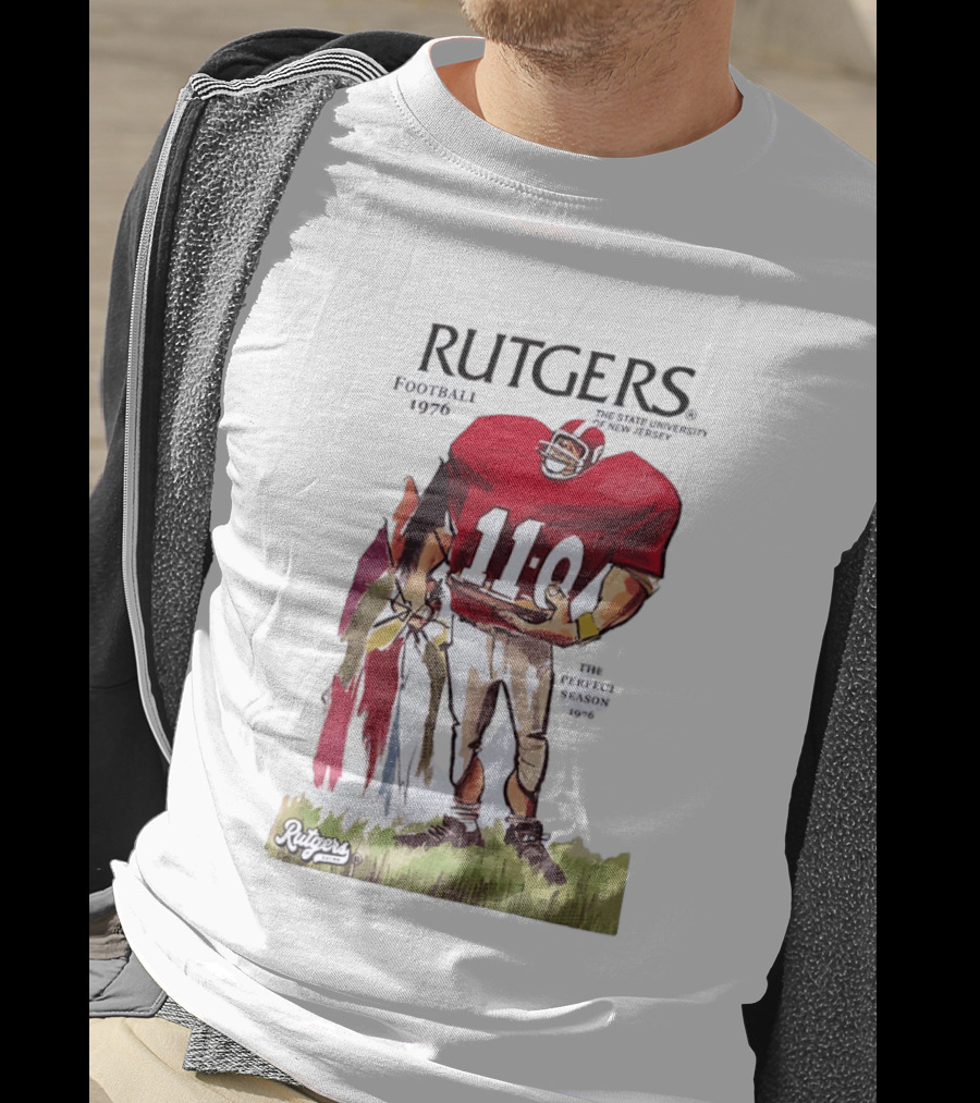 Rutgers Football 1976 The State University Of New Jersey Perfect Season 11 0 T-Shirt