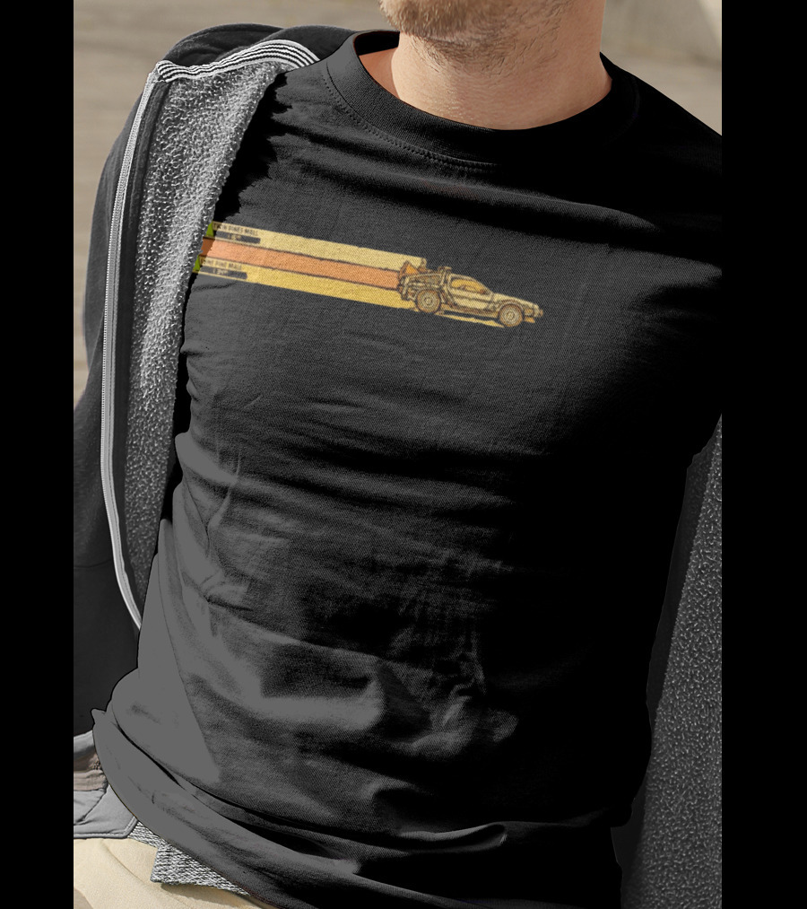 Back To The Future Twin Pines Mall Lone Pine Mall DeLorean Time Travel T-Shirt