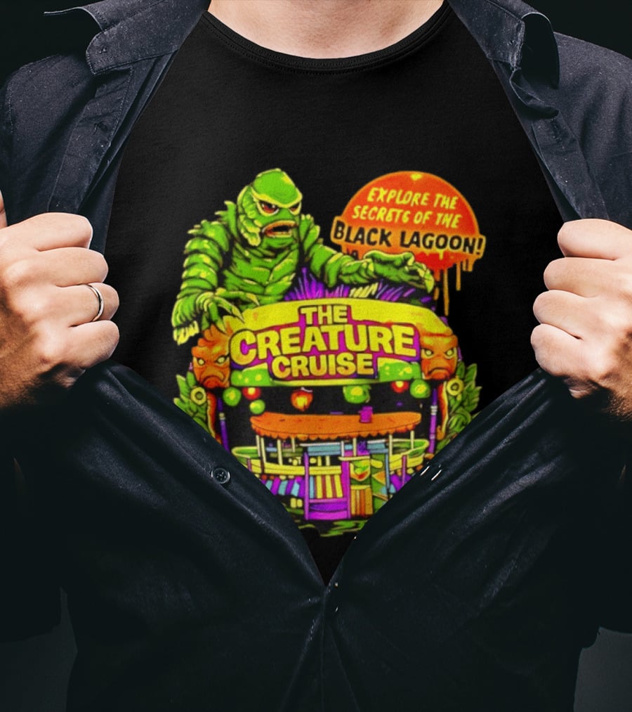 Explore The Secrets Of The Black Lagoon The Creature Cruise Adventure T-Shirt