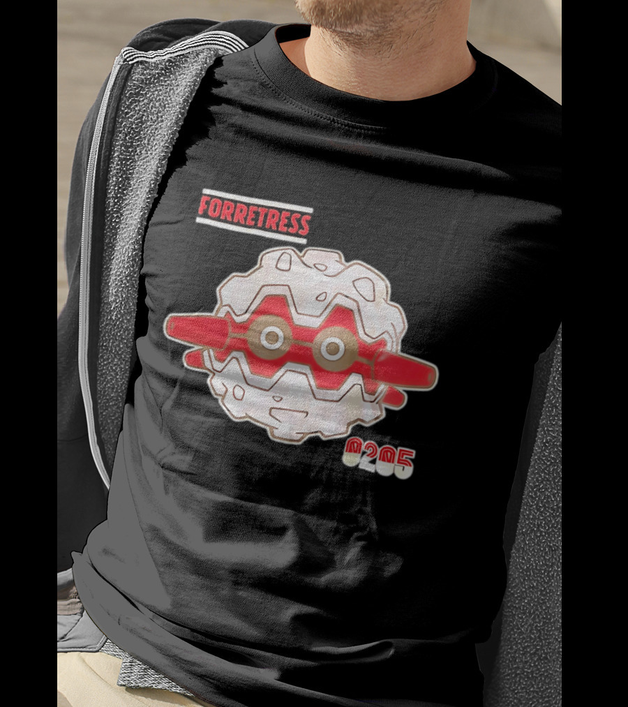 Forretress 205 Pokémon Pokedex T-Shirt