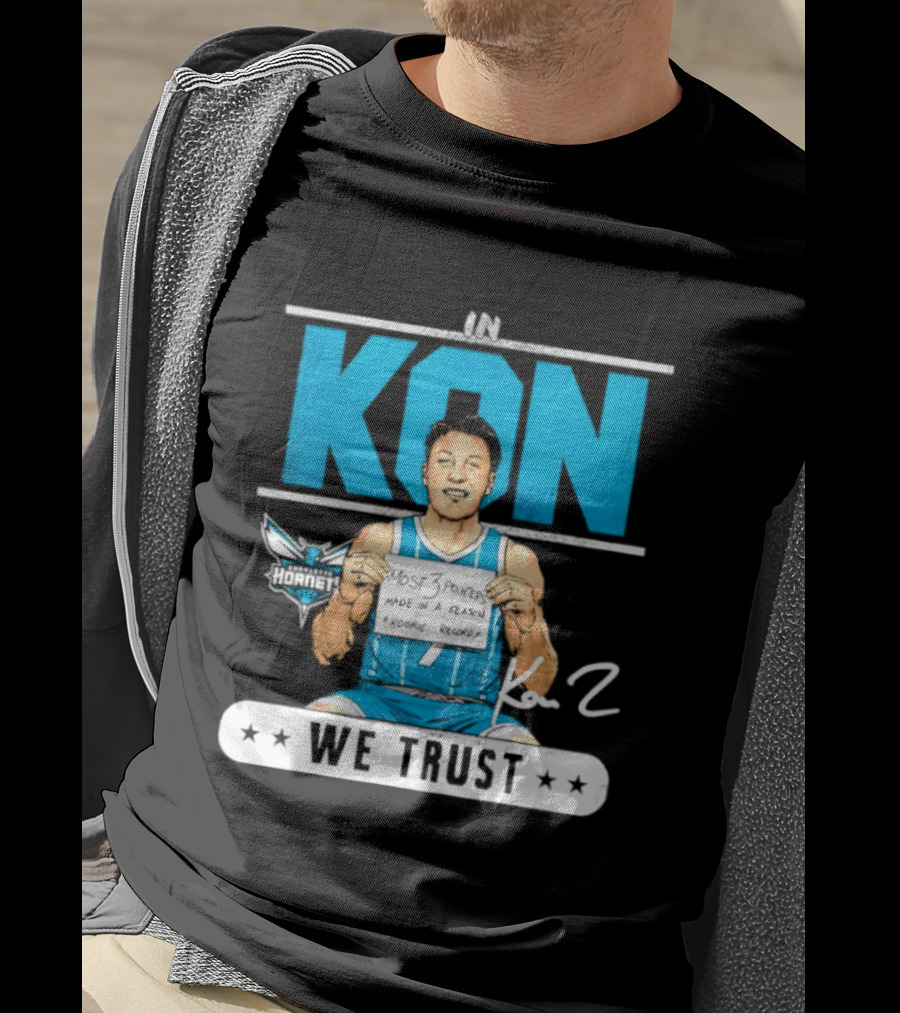 Kon Knueppel Charlotte Hornets In Kon We Trust Rookie Record Most 3 Pointers Made In A Season T-Shirt