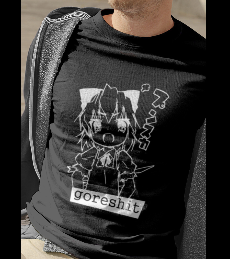 Goreshit Breakcore Electronic Anime Girl Japanese T-Shirt
