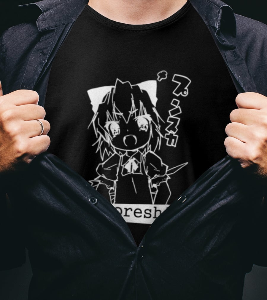 Goreshit Breakcore Electronic Anime Girl Japanese T-Shirt