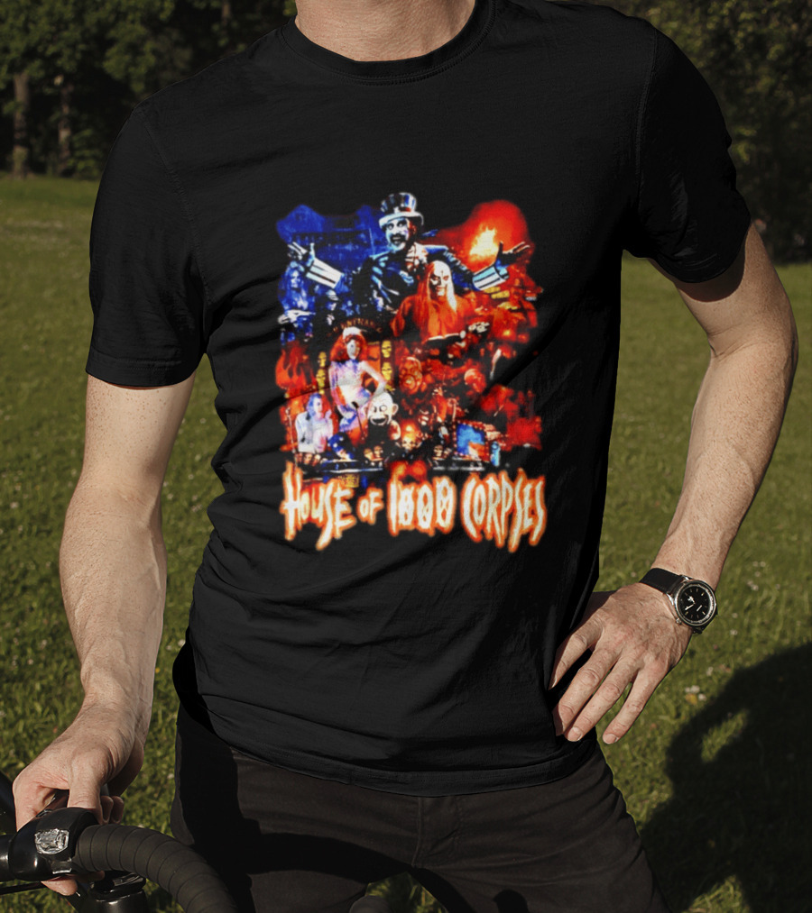 House Of 1000 Corpses Rob Zombie Horror Movie Captain Spaulding T-Shirt