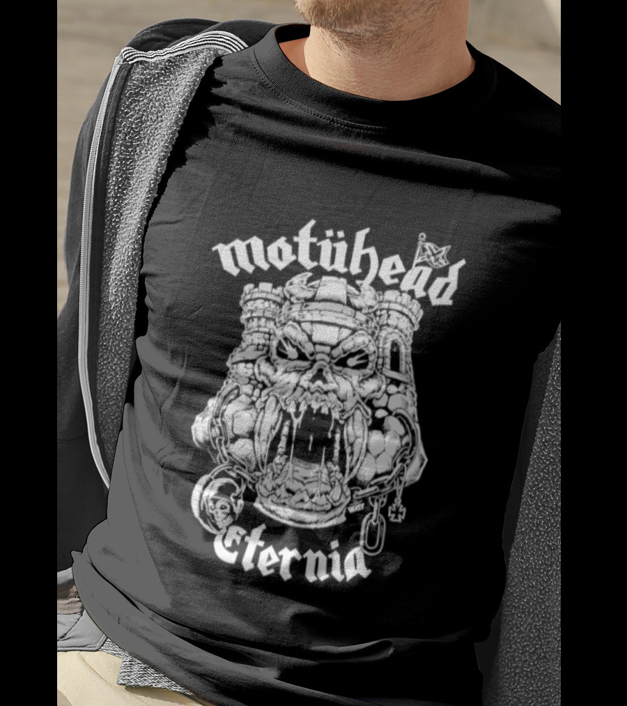 Motuhead Eternia Motörhead Masters Of The Universe Skull T-Shirt