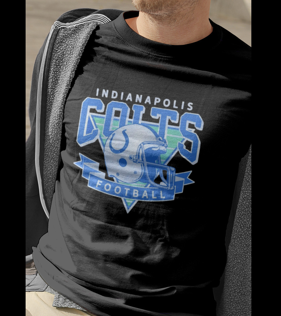 Indianapolis Colts Football Helmet Vintage Team T-Shirt