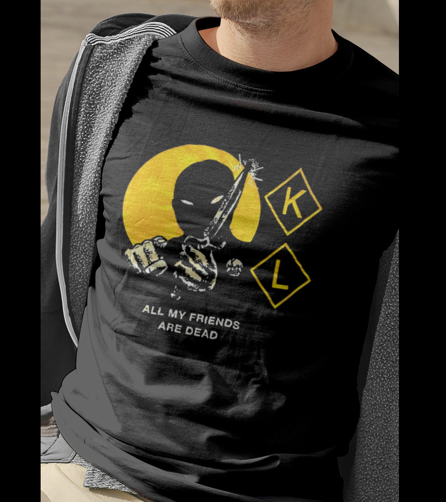 Knocked Loose K L All My Friends Are Dead Knife Fist T-Shirt