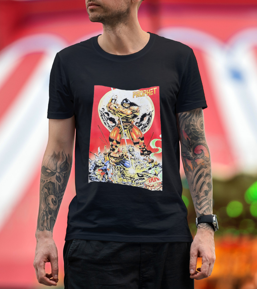 Prophet Comic SPLAT Comics Moon Battle Scene Cover T-Shirt