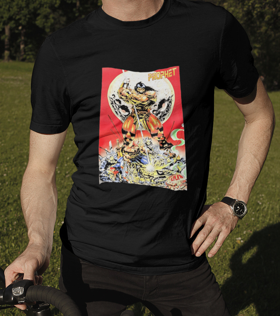 Prophet Comic SPLAT Comics Moon Battle Scene Cover T-Shirt