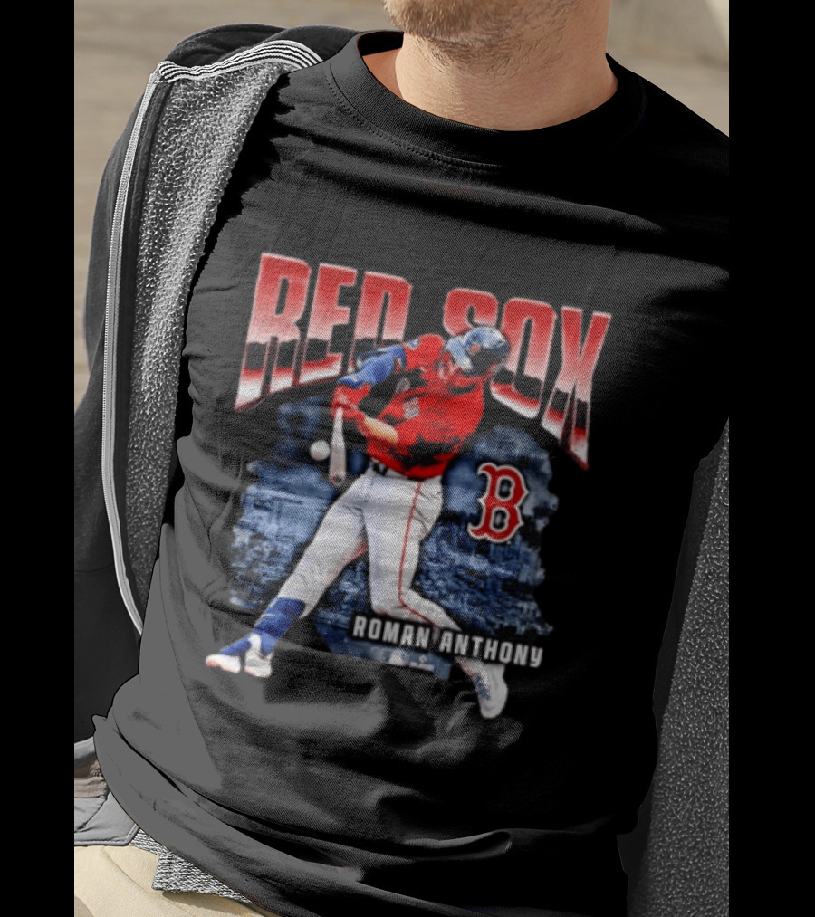 Red Sox Roman Anthony Boston MLB Players Iconic Baseball T-Shirt