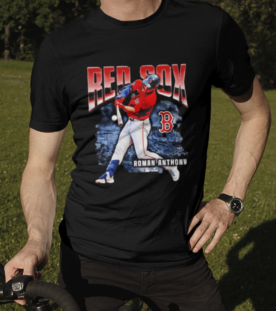 Red Sox Roman Anthony Boston MLB Players Iconic Baseball T-Shirt