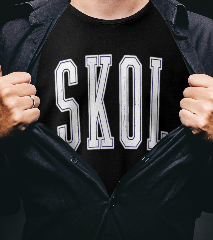 Skol Minnesota Vikings Football Fan T-Shirt