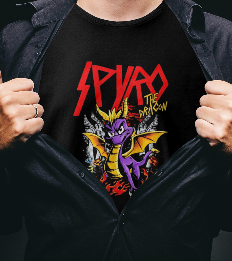Spyro The Dragon Flaming Adventure T-Shirt