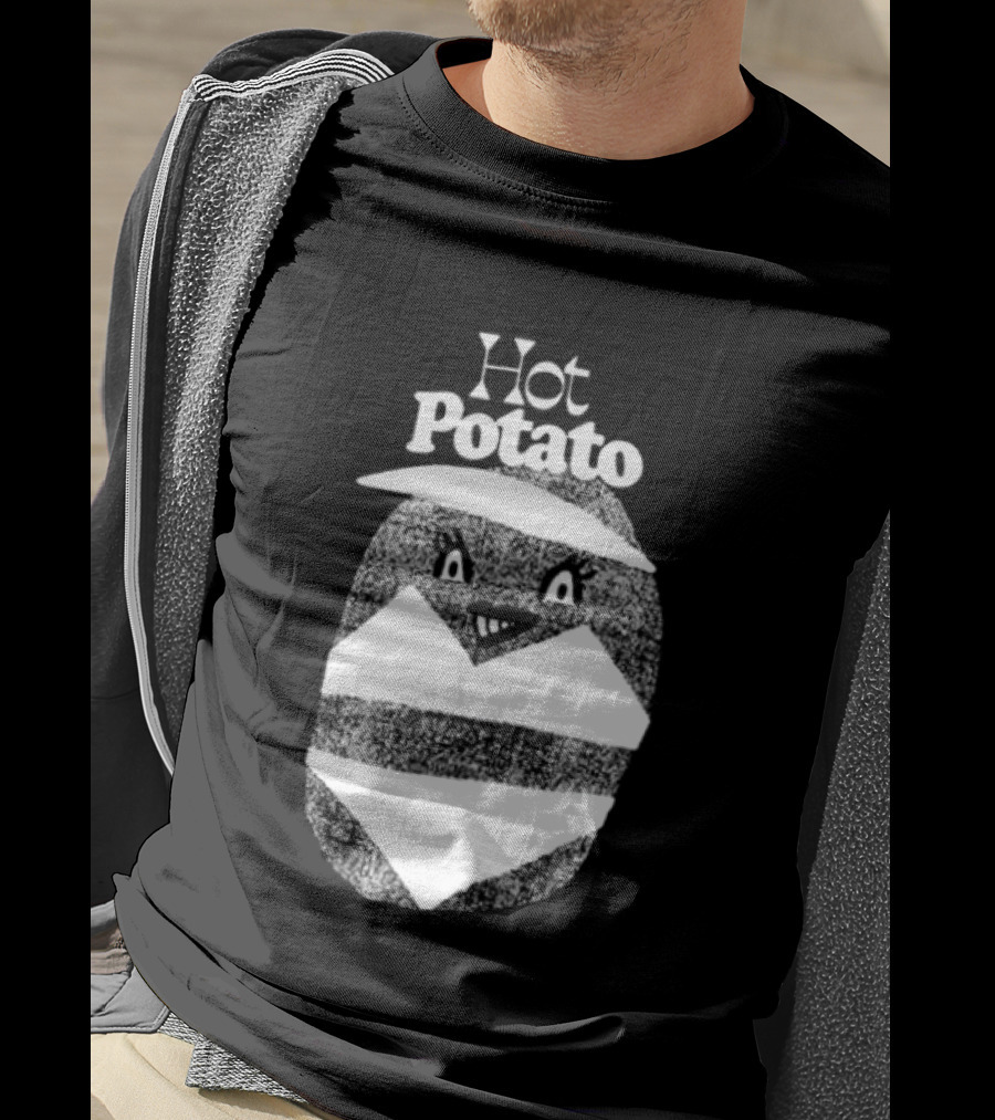 This Might Get Weird Hot Potato Cartoon Style Textured Potato T-Shirt
