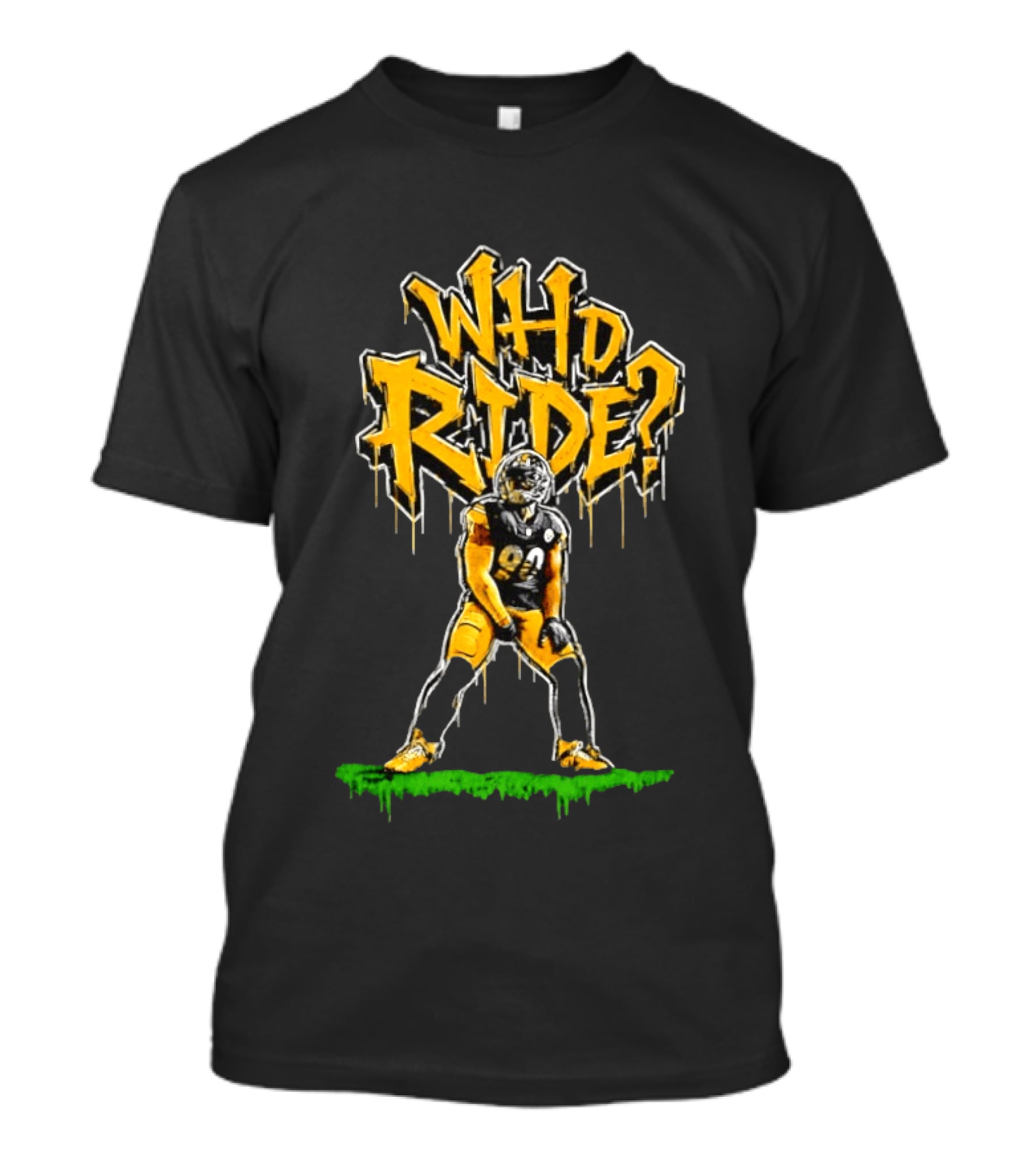 T.J. Watt Who Ride Pittsburgh Steelers T-Shirt