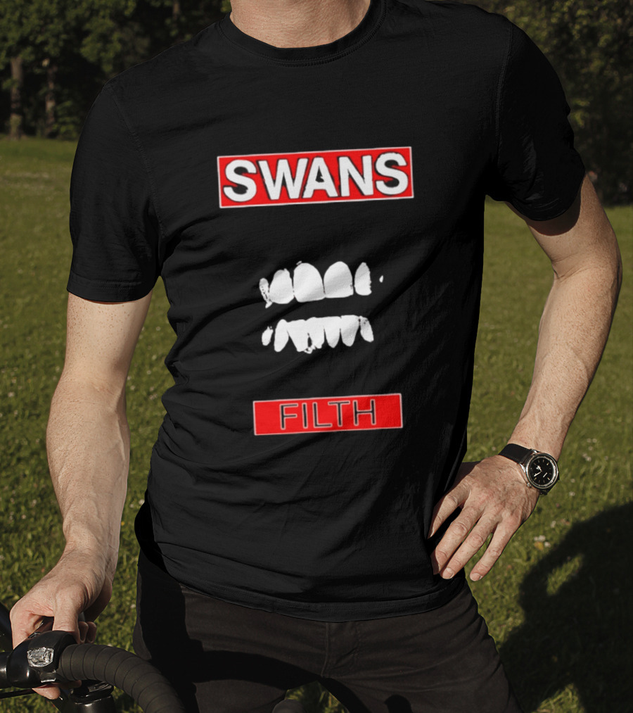 Swans Filth Teeth No Wave Industrial Rock Michael Gira T-Shirt