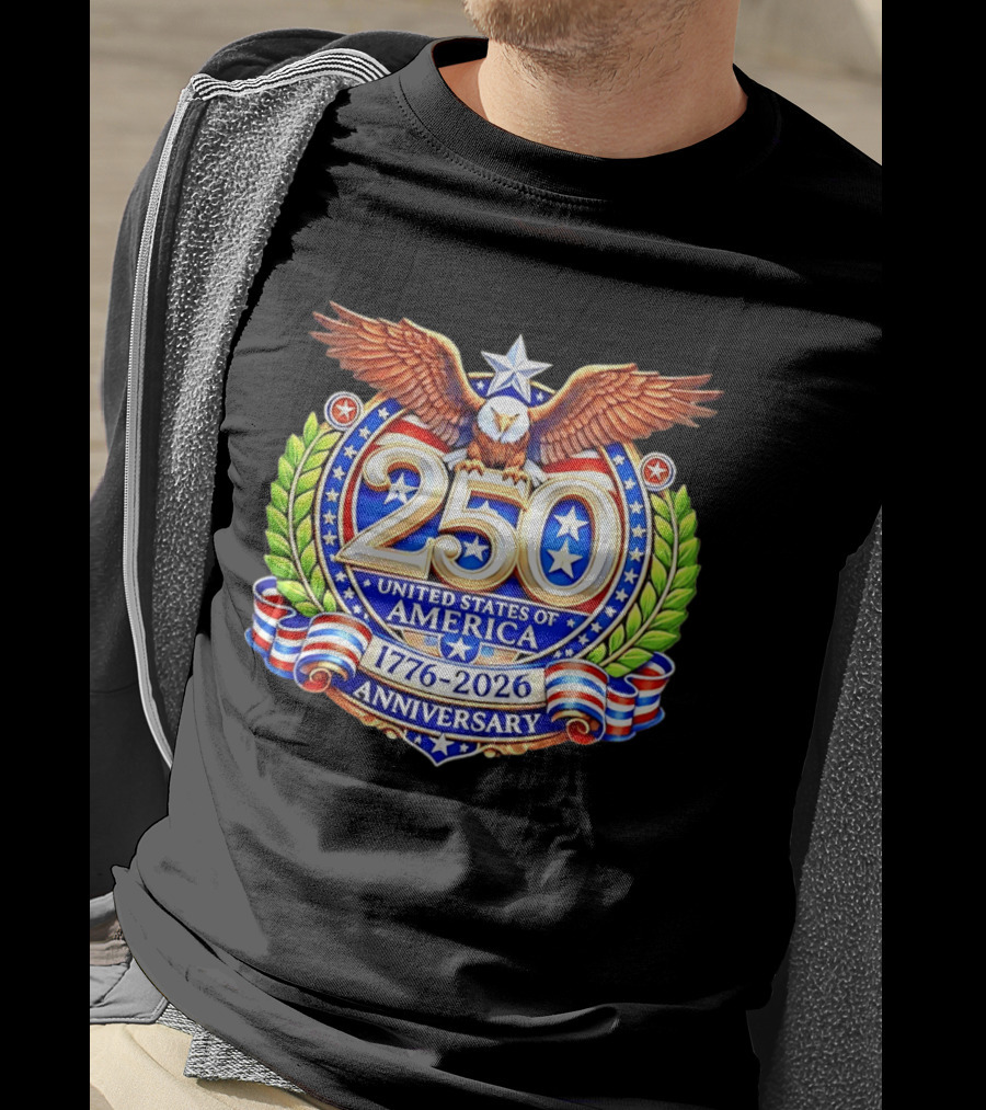 250th Anniversary United States Of America 1776 2026 Eagle T-Shirt