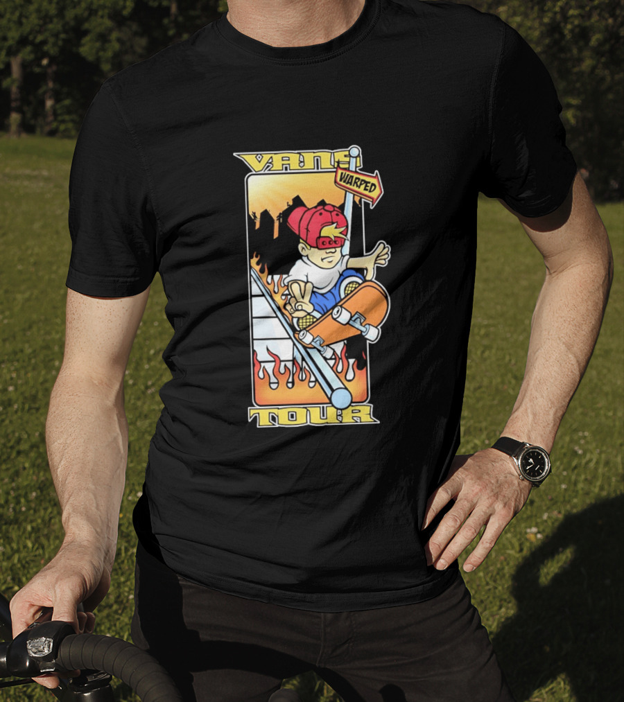 Vans Warped Tour Skater Punk Rock Skateboarding T-Shirt
