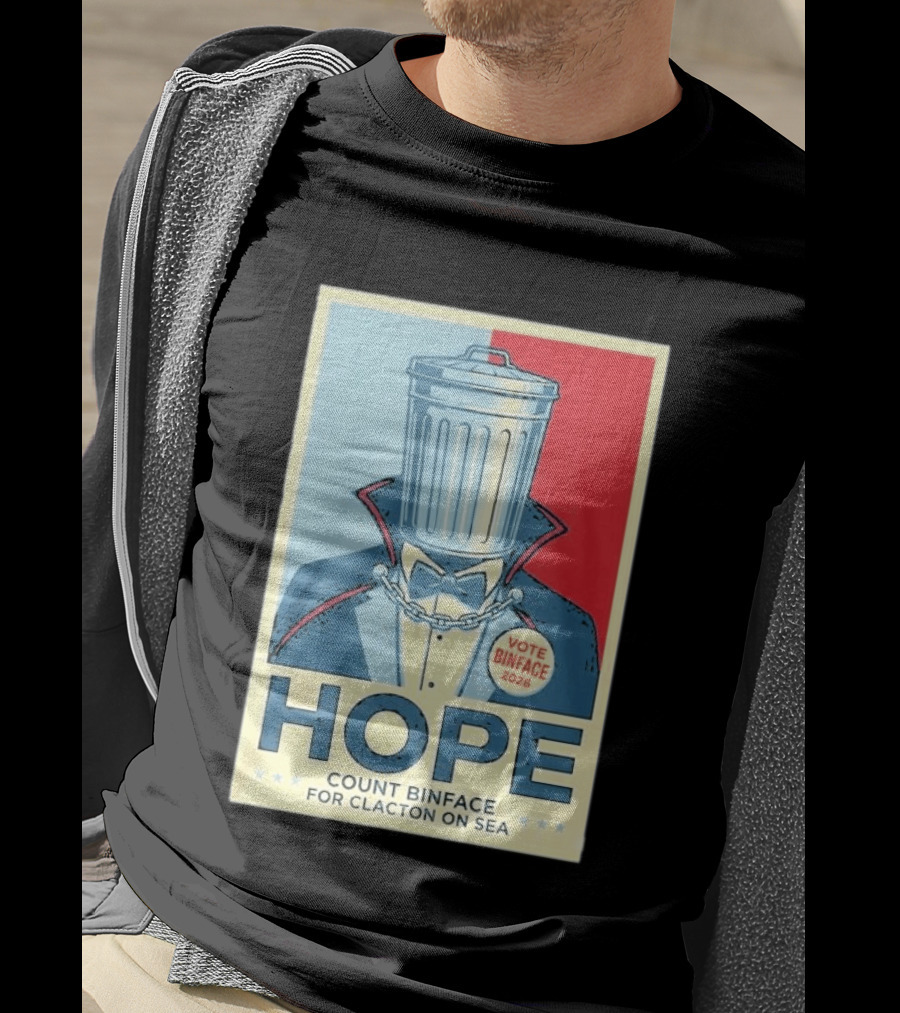 Vote Binface 2026 Hope Count Binface For Clacton On Sea T-Shirt