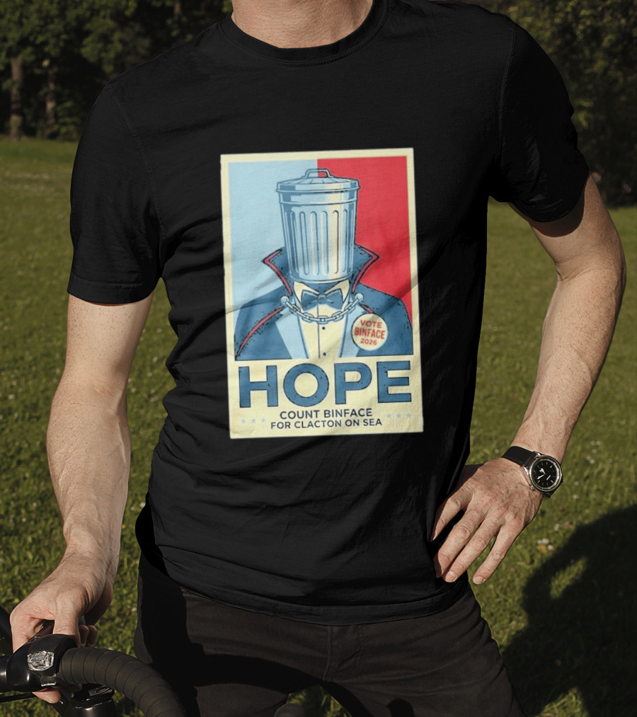 Vote Binface 2026 Hope Count Binface For Clacton On Sea T-Shirt