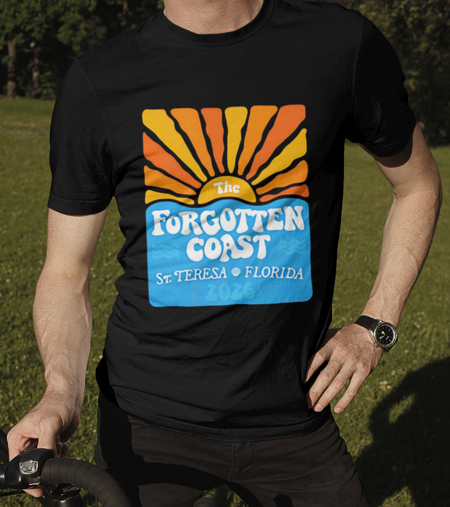 The Forgotten Coast St Teresa Florida 2026 Sunset Waves T-Shirt