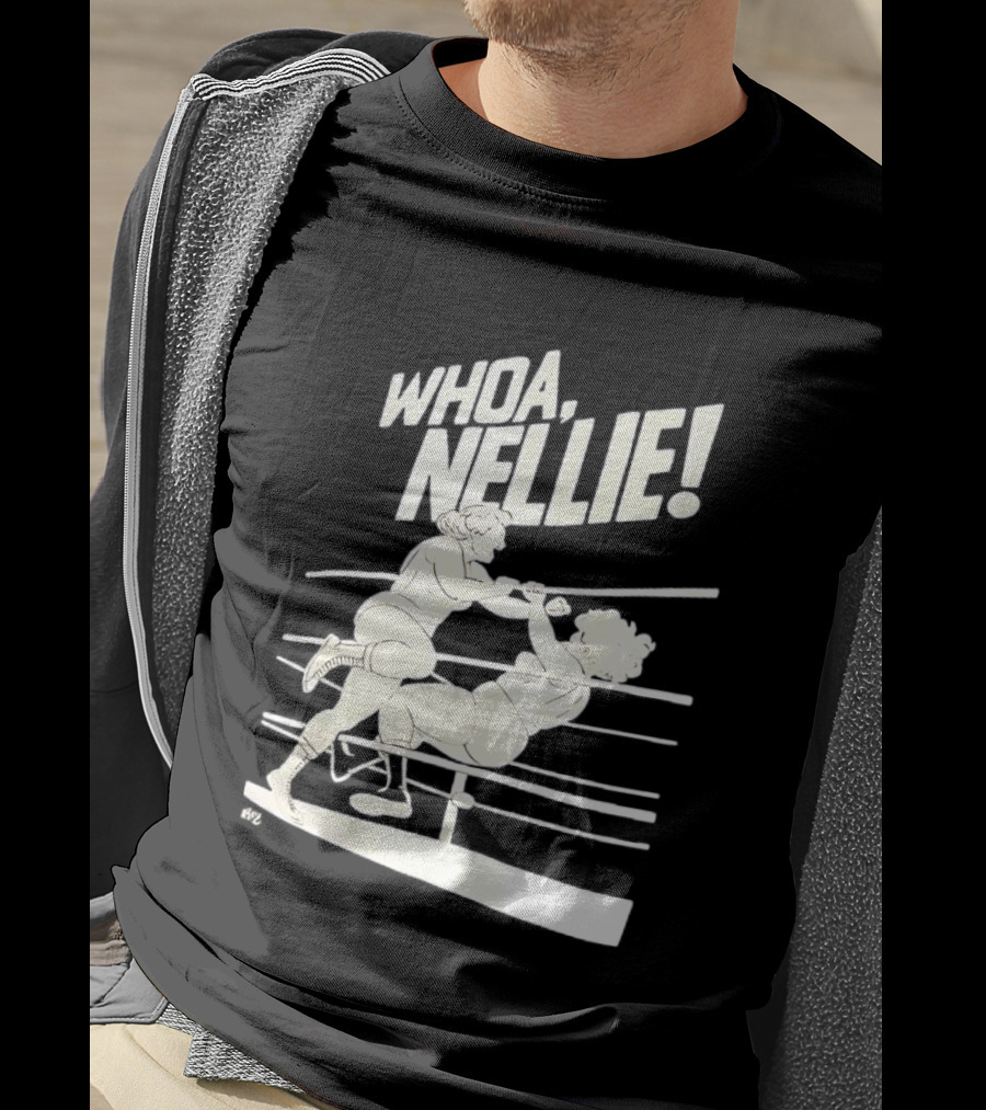 Whoa Nellie Women's Professional Wrestling Vintage Match T-Shirt