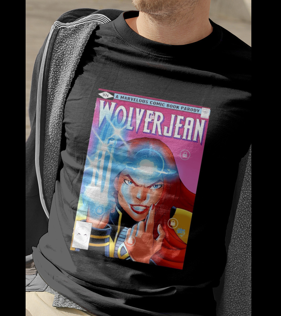 Wolverjean A Marvelous Comic Book Parody Cover 97 Cents T-Shirt