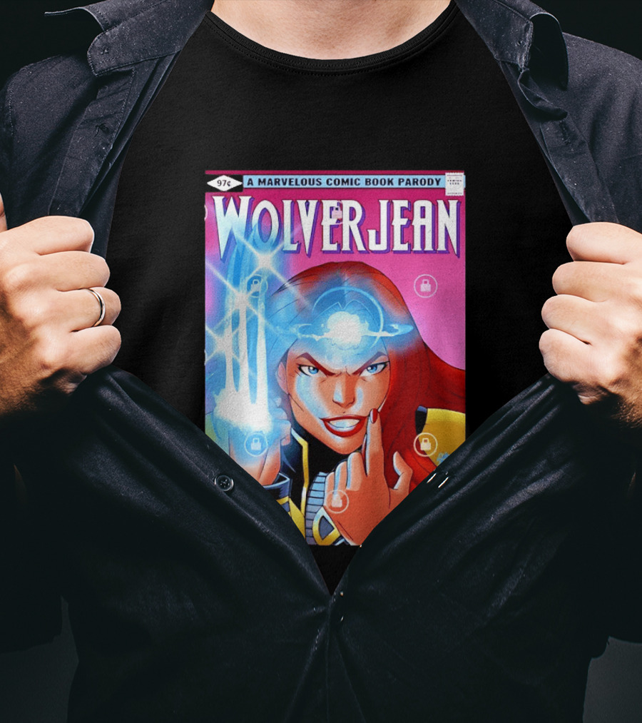 Wolverjean A Marvelous Comic Book Parody Cover 97 Cents T-Shirt