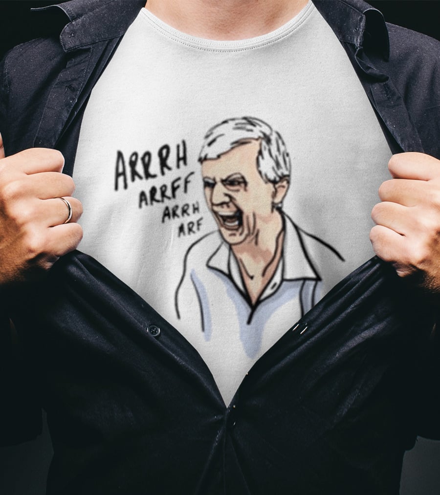 Barking Dog Man Arrrh Arrff Arrh Arf Yelling Character Meme T-Shirt