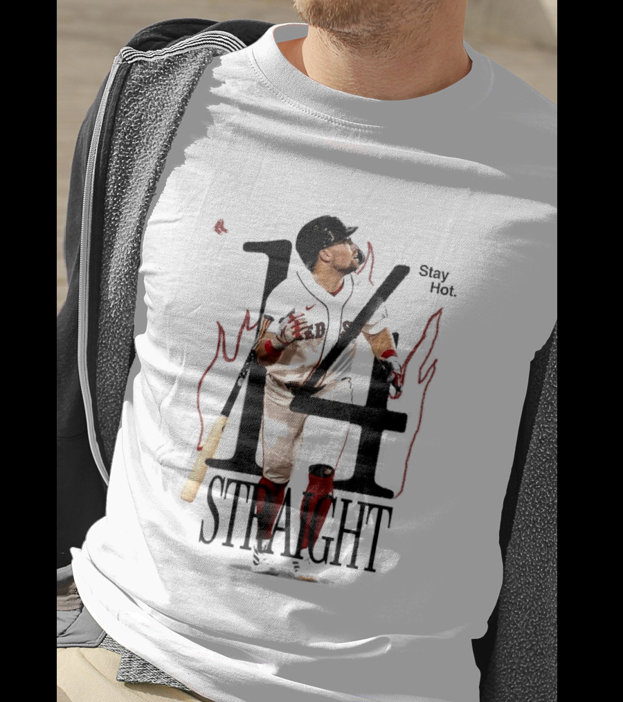 Boston Red Sox Stay Hot 14 Straight Baseball Triumph T-Shirt