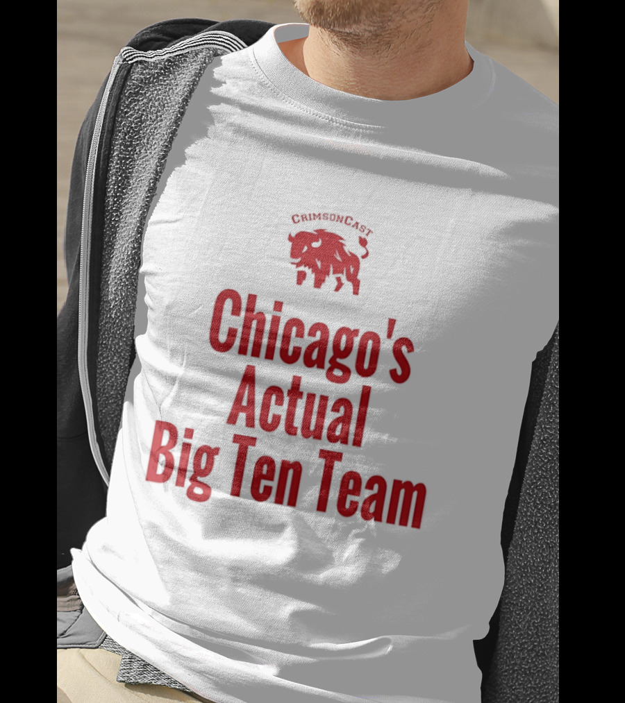 Chicago's Actual Big Ten Team CrimsonCast Buffalo T-Shirt